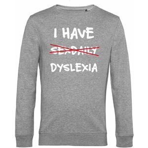 7431 - Sweater - Dyslexia-Heather Grey-S