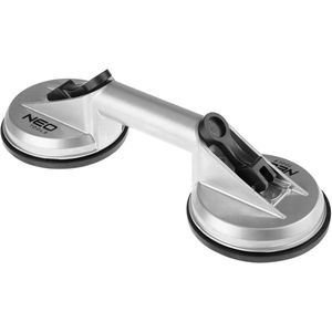 Dubbele zuignap Aluminium - 120mm - tot 100 kg