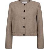 Co'couture - Jas Taupe Co Couture Meeracc Bomberjacks Taupe 30372