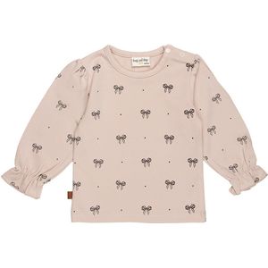 Frogs and Dogs - Ballerina Baby Shirt Bow | Sepia Rose - Katoen - Maat 86