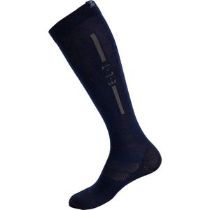 Elt Paardrijsokken Merino Dark Navy&Donkergrijs - Ruiteraccessoires - S