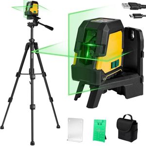 ApexArte® Kruislijnlaser - Bouwlaser - Lijnlaser met Statief
