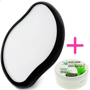 Ladim Crystal Hair Removal/Eraser - Bleame - Kristaalpad Ontharing - Haarverwijderaar - Inclusief Aloë Vera Crème