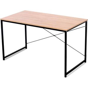 Rootz Bureau in moderne industriële stijl - Bureau - Thuisbureau - Duurzaam, gemakkelijk te onderhouden, ruimtebesparend - 120 cm x 60 cm x 72 cm