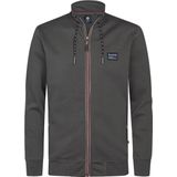 Petrol Industries - M-3050-SWC306 - Sweatshirt - Grijs - Met Rits