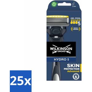 Wilkinson Sword - Navulmesjes - Hydro 5 Skin Protection Advanced - Beschermend - 1 mesje - Bulkverpakking - 25 stuks