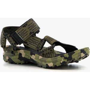 Blue Box jongens sandalen met camouflageprint - Groen - Maat 25