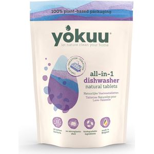 YOKUU Probiotische Vaatwastabletten - 45 Tabs - Plasticvrij - Zonder Parfum, Fosfaten, Chloor, Parabenen of Ammoniak