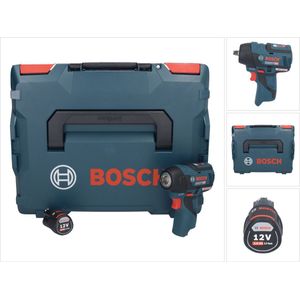 Bosch GDS 12V-115 Professionele accu-slagmoersleutel 12 V 115 Nm 3/8"" borstelloos + 1x oplaadbare accu 3.0 Ah + L-Boxx - zonder oplader
