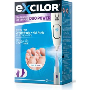 Excilor - Duo Power - Wrattenbehandeling - Cryotherapie - Gelzure Formule