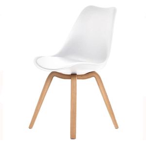 CALICOSY - Design stoelen met Emy kussens - set van 4