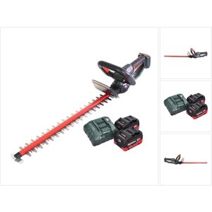 Metabo HS 18 LTX 65 accu heggenschaar 18 V 63 cm + 2x accu 8.0 Ah + lader