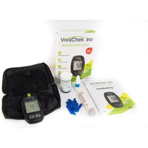 VivaChek Ino start pakket inclusief 25 lancetten, lancing device en 25 strips