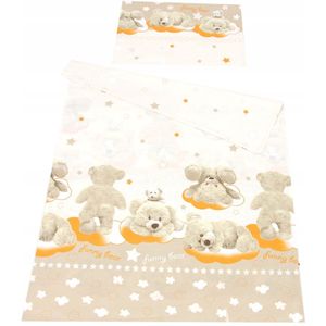 BabyLux Kinderbeddengo 2-delig 90x120cm - 100% Katoen