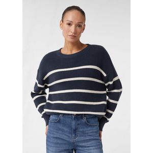 comma - Gebreide Trui - Gestreept - Zacht Katoen