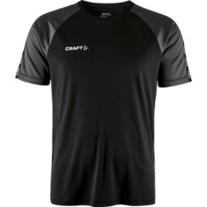 Craft Squad 2.0 Contrast T-Shirt Heren - Zwart | Maat: XL
