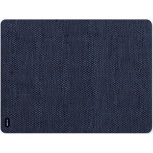 Motif bureaustoelmat - 90x120 cm - geluiddempend – vloerbeschermer - geschikt voor tapijt & harde vloeren – anti-slip rubber –  bureau accessoires – blauw