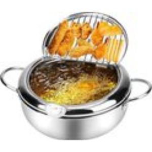 Japanse Friteuse - 20cm - 2,2L - Friteuse 2 liter - Frituurpan - Friteuse
