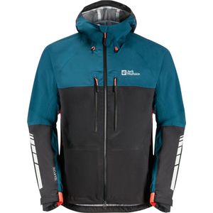 Jack Wolfskin - Morobbia 3L - Jas - Blauw - TEXAPORE - Winddicht en Waterdicht