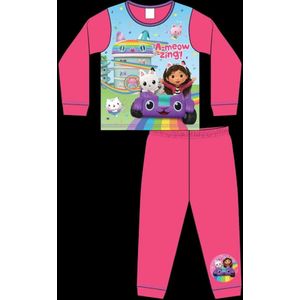 Gabby's Poppenhuis - Pyjama - Maat 86/92 - Roze - Gabby's Dollhouse - Kinderpyjama