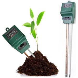 LOUZIR 3-in-1  PH Meter Vochtigheidsmeter| Vochtmeter | Lichtmeter | Grond | Tuin | Bodem | Planten
