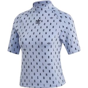 adidas Originals Tight Crop Top T-shirt Vrouwen blauw FR36/DE34