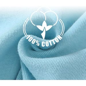 Katoenen Lange Mouw Rompers voor Pasgeboren Baby's - Set van 5 Stuks