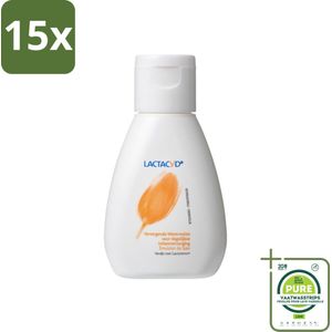 15 x Lactacyd – Verzorgend – Mild en pH-vriendelijk – 50 ml - Grootverpakking - Intieme Verzorging - Wasemulsie - Natuurlijke Balans - PH-vriendelijk - Droogheid