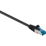 S/FTP CAT6a 10 Gigabit netwerkkabel / zwart - LSZH - 1 meter