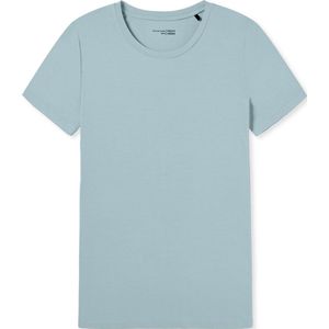 SCHIESSER Mix+Relax T-shirt - dames shirt korte mouw modal bluebird - Maat: 40