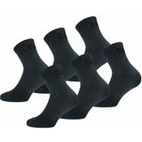Caterpillar - Quarter Werksokken - Antraciet - Katoen - Set van 6 Paar