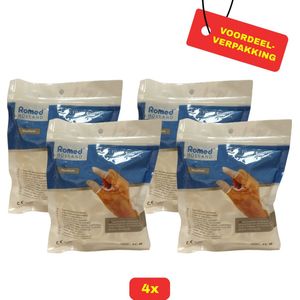 4 X Romed Vingercondooms Latex M - 4 x 100 stuks - Voordeelverpakking!