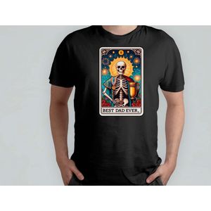 Best Dad Ever - T Shirt - vader - dad - beste vader ter wereld - verjaardag - vaderdag - best dad in the world - father - Tarot