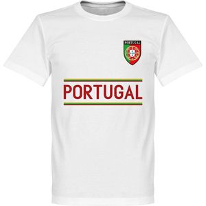 Portugal Team T-Shirt - Wit - 5XL