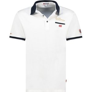 Geographical Norway - Heren Polo SS Kara Polo - Wit - Maat L