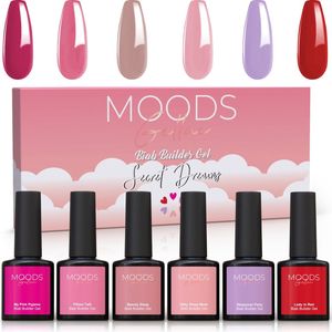 Moods Gellac BIAB - Builder in a Bottle – BIAB Nagel Builder Gel - Secret Dreams - HEMA & TPO Free