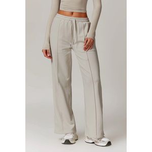 Gym Revolution - Joggingbroek dames - Comfortabele Joggingbroek - Hoge kwaliteit Trainingsbroek dames - Sweatpants - Huisbroek dames - Beige Maat S