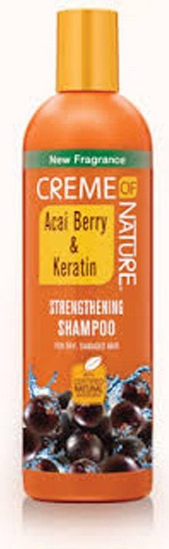 Crème Of Nature - Acai Shampoo - Wit - 340 ml - Versterkende Formule