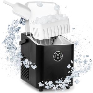 Ijsblokjesmachine - IJsmachine met Schep - IJsblokjesmachine 1L Watertank - 8 Blokjes in 6 Minuten