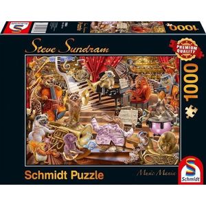Schmidt Music Mania, 1000 stukjes - Puzzel - 12+