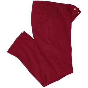 ATLAS FOR MEN - Bordeauxrode chino - Heren - Verkrijgbaar in grote maten - 50