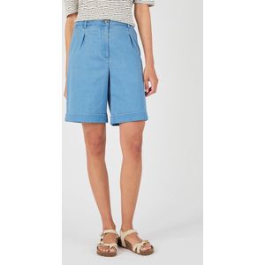 Damart - Lichtgewicht denim shorts - Dames - Blauw - 52