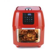 GOURMETmaxx hetelucht friteuse rood Digitaal - 9l - 1800W - rood