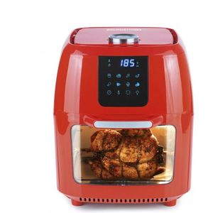 GOURMETmaxx hetelucht friteuse rood Digitaal - 9l - 1800W - rood