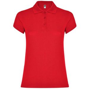 Roly - Star Dames Polo - Red 60 maat 3XL