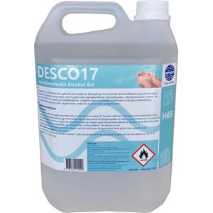 DESCO17 Handdesinfectie GEL 5 liter