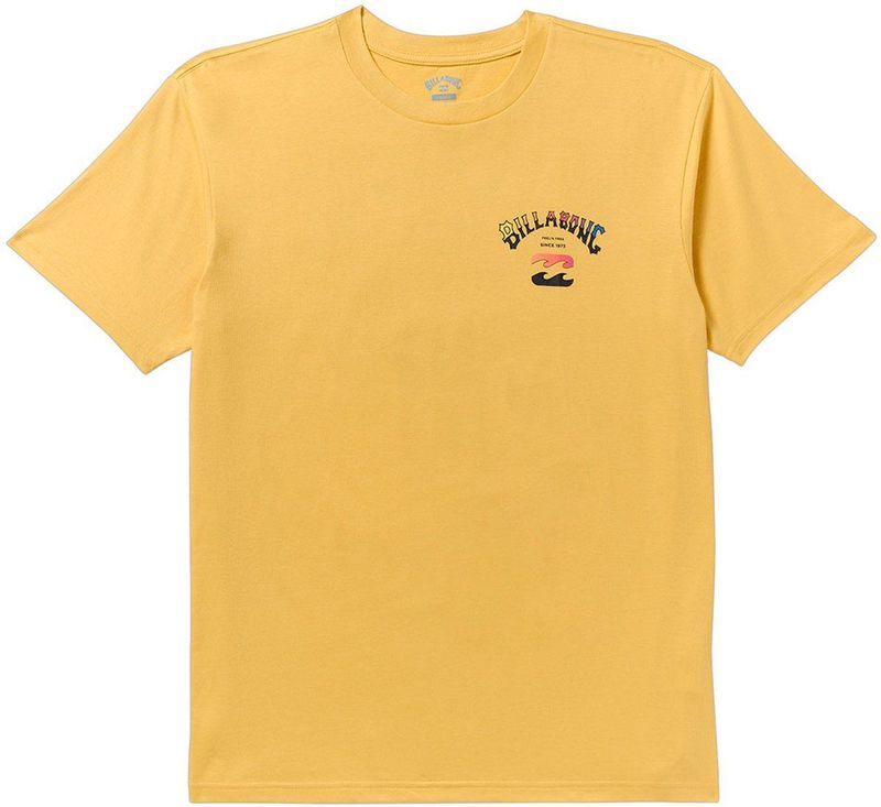 Billabong - Arch Fade Premium - T-shirt - Geel - Korte Mouwen