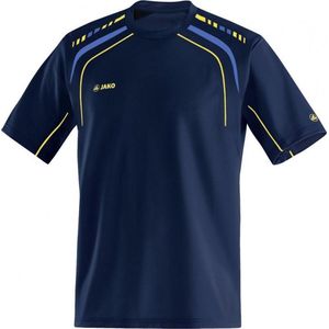 Jako Champion T-Shirt - Dames - Blauw/Geel - Maat XS