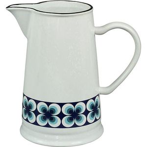 CABANAZ - schenkkan, Ramona, retro, keramiek, PITCHER, 1.6 liter, blauw