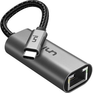 USB-C naar Ethernet Adapter - Gigabit - Compact Design